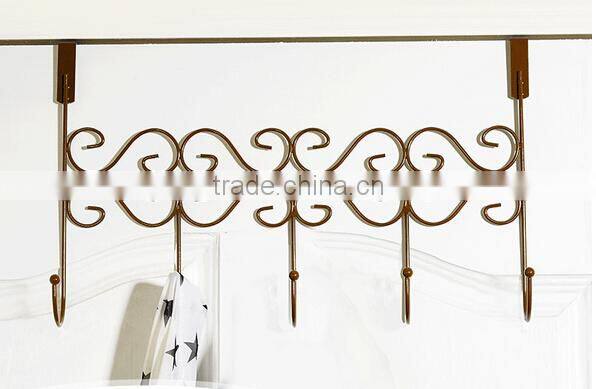 Multi-Function Metal Over The Door Hanging Hooks