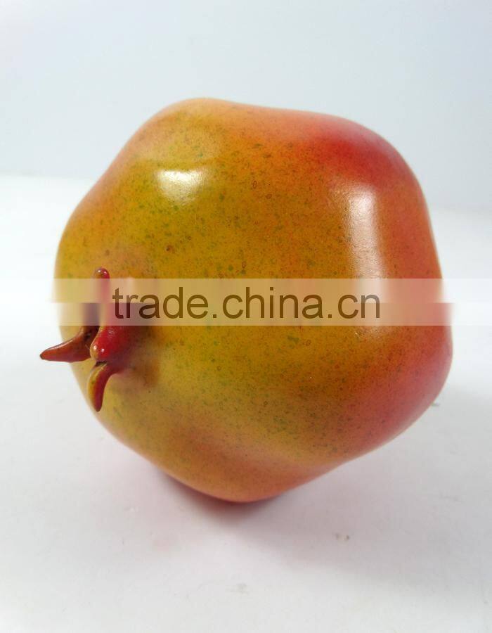 artificial plastic pomegranate for decoration fake fruit