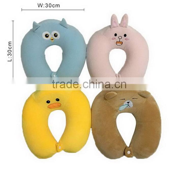 Funny Shape Cartoon Animal Memory Foam Neck Pillow