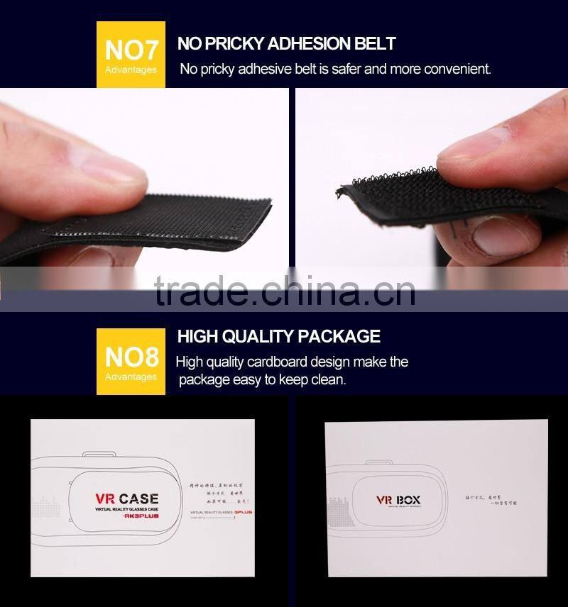 ZOOM FUNCTION VR case 3plus 3D glasses VR box with headstrap vr glasses for mobile phone