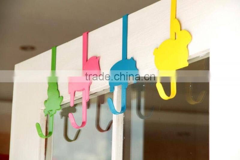 S animal stainless steel hanging door hook