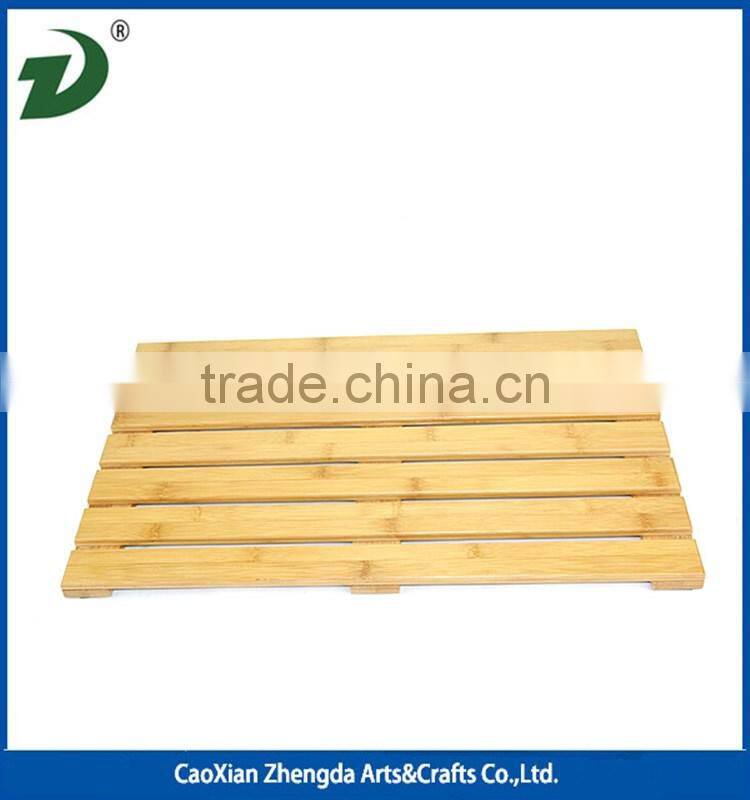 Bamboo Floor and Shower/Bath Mat-Skid Resistant