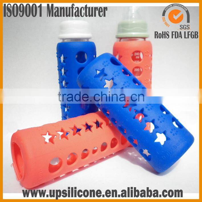 baby bottle sleeve Glass Bottles glass baby feeding bottle cover