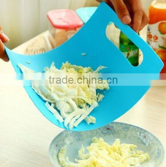fruit chopping block folding flexible cutting board set plastic chopping board