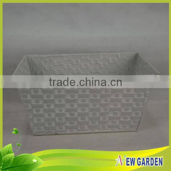 Factory price unique handicraft galvanized pot for garden
