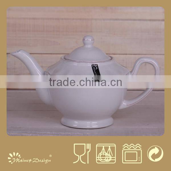 Cheap price Ceramic water pot,China Wholesale stoneware embossed water pot
