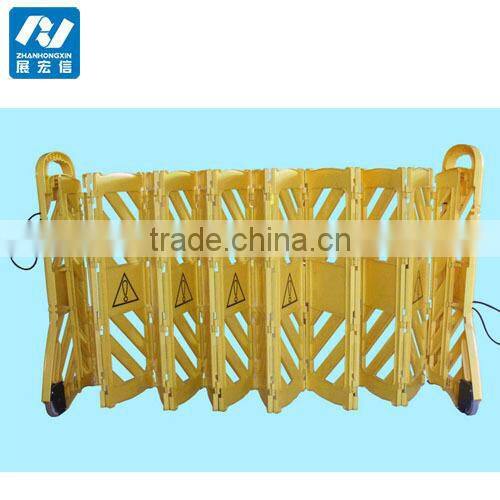 folding&foldable metal expandable road safety fence barricade