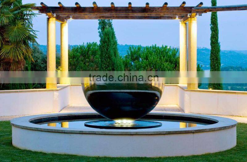modern outdoor garden decoration stainless steel metal water fountains sculpture