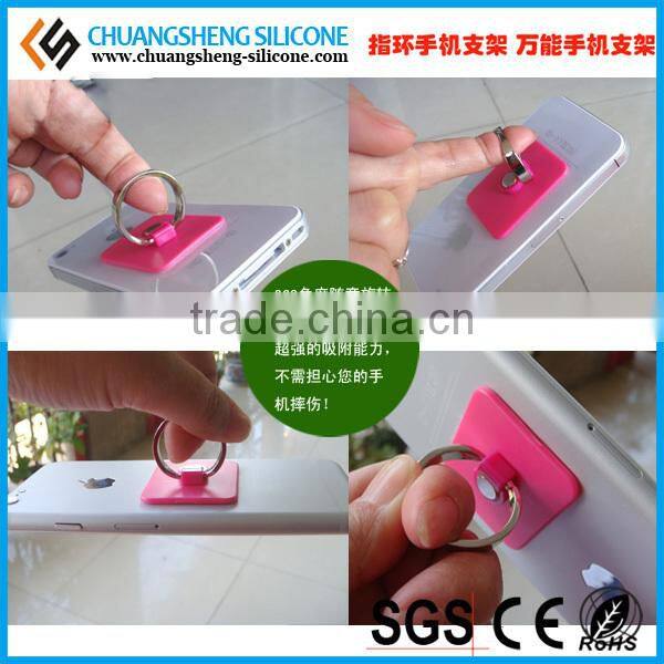 Fashion square plastic Foldable red mobile phone holder
