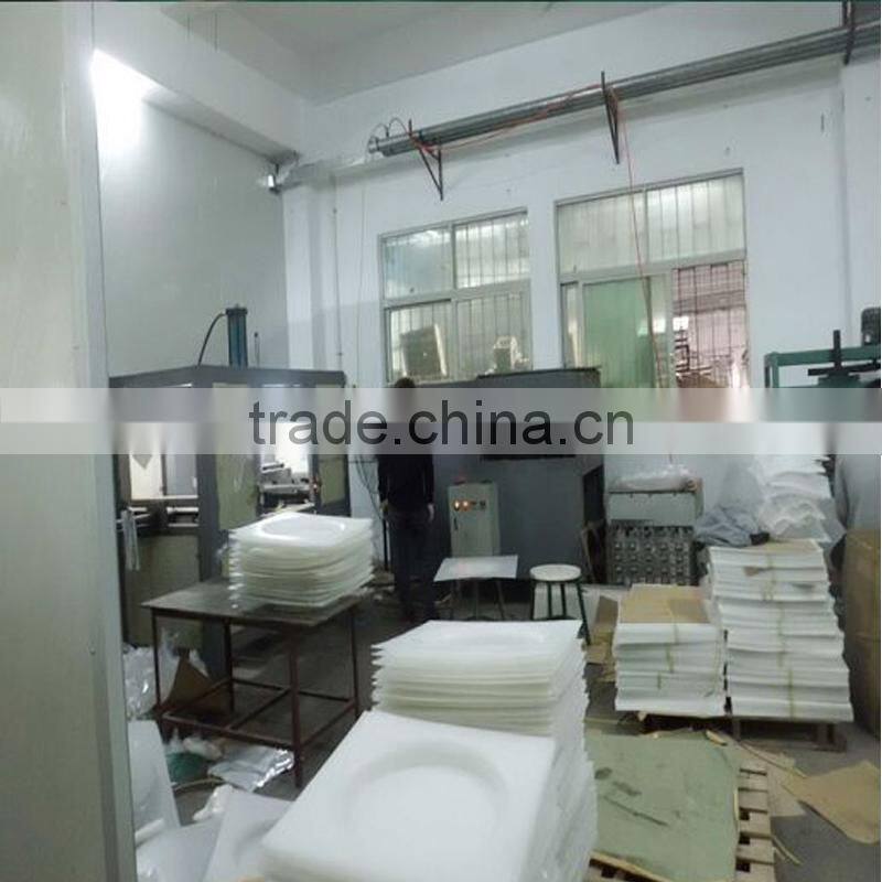 accept custom-made hard thermoformed large plastic tray
