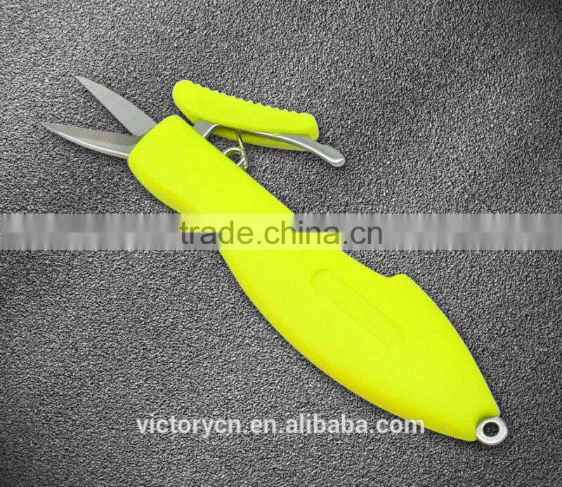 hot sale plastic fishing scissors,fishing acessory line cutter A-211