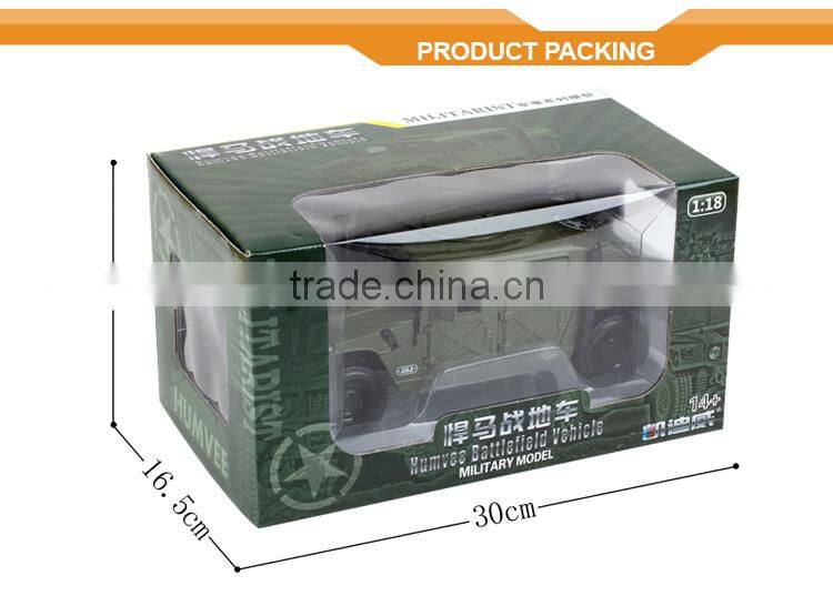 New Arrival! China Wholesale Alloy Battle Car Toy 1/18 Diecast Car for Sale