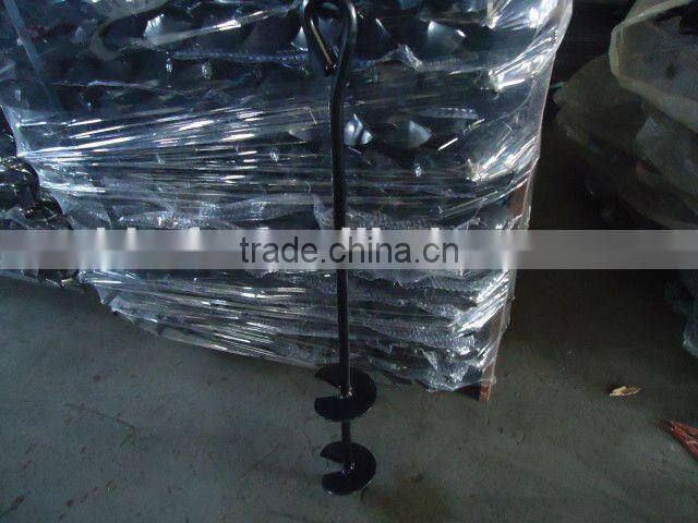 black&red painted fence earth anchor on hot sale china supplier