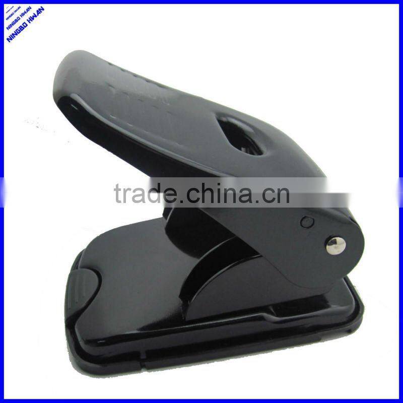 2015 new design 2 hole heavy duty hole punch with lock