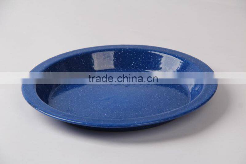 High quality invory printed enamel travel coffee mug