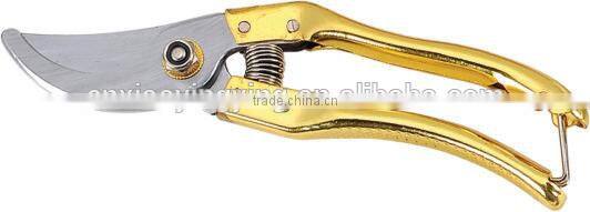 Copper plating handle pruning scissor