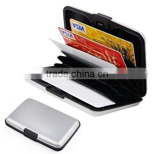 Hot selling aluminum business credit card holder aluminum wallet AK1004