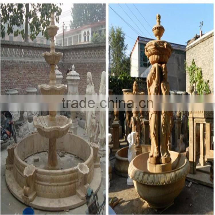 Cheaper new design high quality stone outdoor artificial waterfall