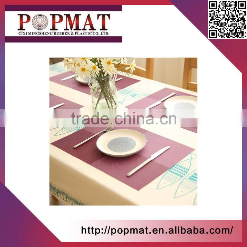 dish mat pvc table mat anti-slip table mat table pad