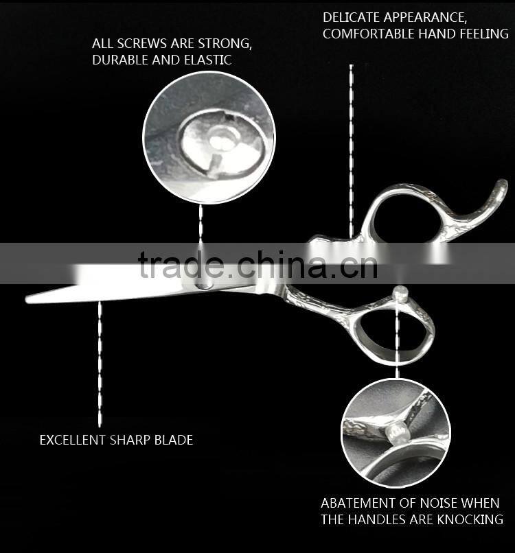 Embossed 6" Hair Scissors, Beauty Salon Hair Scissors For Hair Stylist