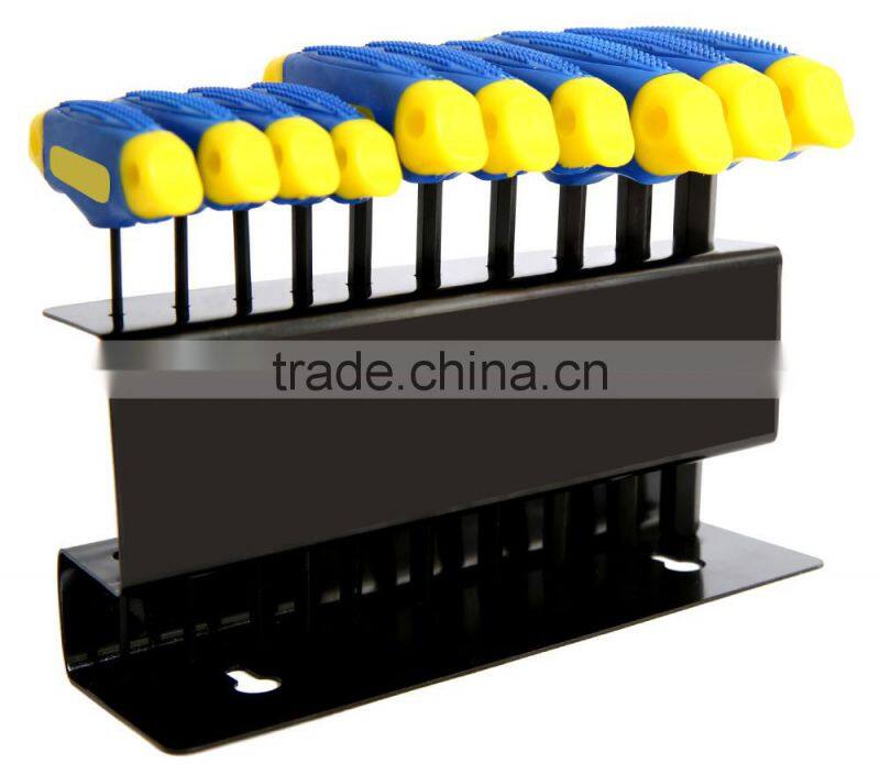 10pcs T-Handle Hex Key Wrench Set