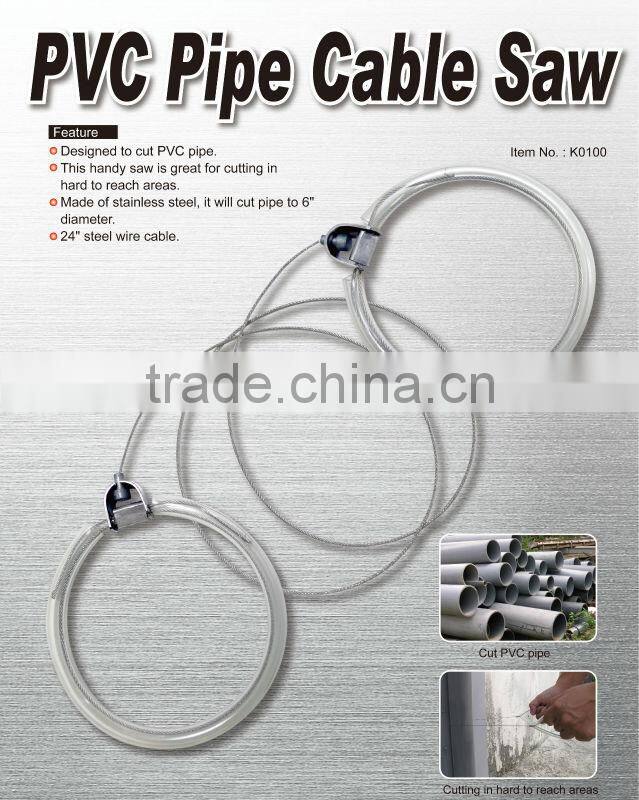 PVC Pipe Cable Saw