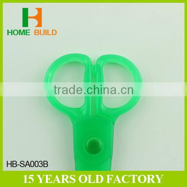 Factory price HB-SA003B Full Plastic Material Kids Scissors