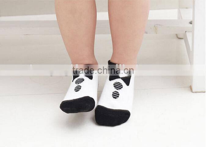 Lovely Baby Socks Cotton Material Black And White Socks Wholesale