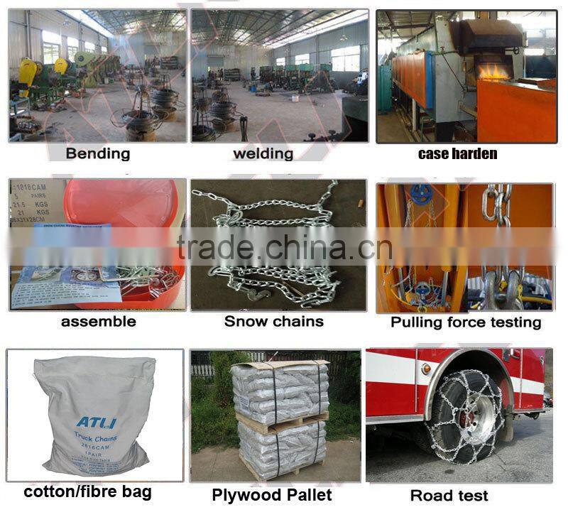 Atli Square Straight Link Alloy truck snow chain factory