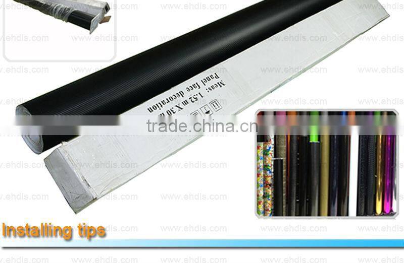 auto tuning carbon fiber 3d film foile vinyl wall sticker