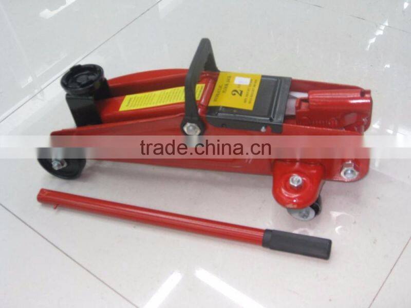 2T capacity load powered hydraulic trolley floor jack
