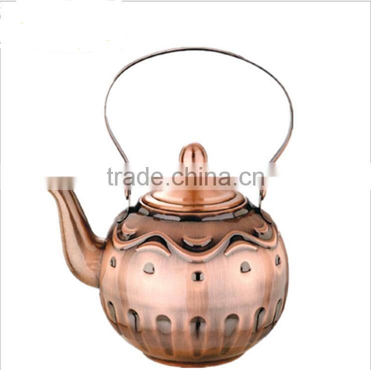 1.5L stainless steel copper kettles sale hot water custom tea kettles