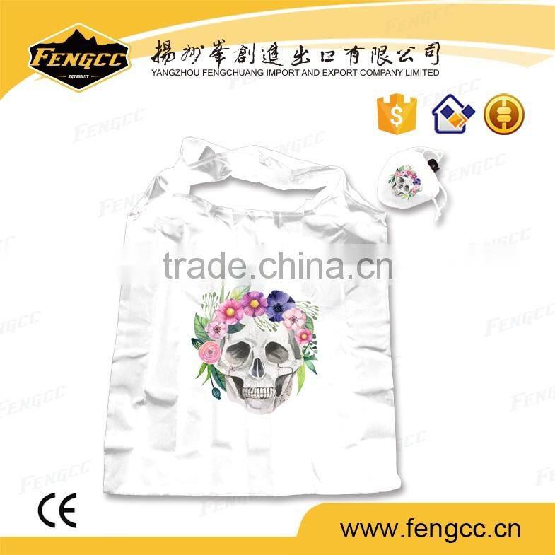 Fashion cheap promotional eco friendly waterproof 210D nylon polyester animal foldable shopping bag