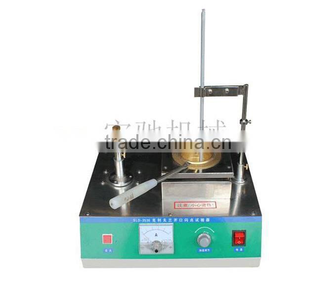 Laboratory apparatus for asphalt testing, Cleveland flash point apparatus