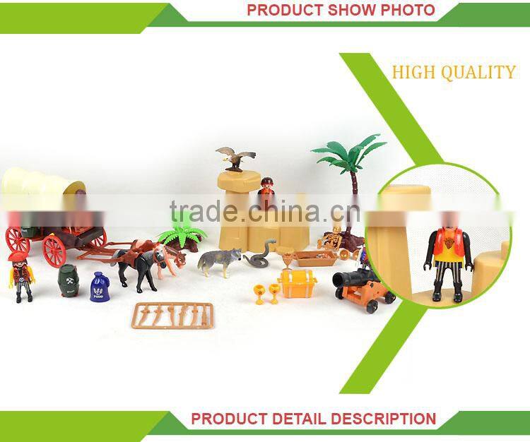 Hot selling kids educational soft play set mini pirate ship toy