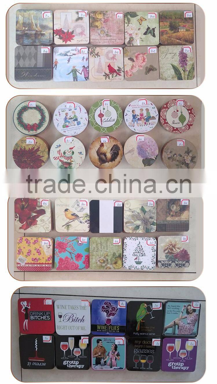 my test cork coaster