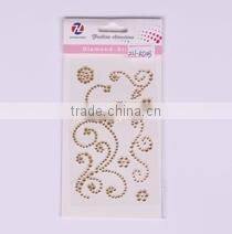 self-adhesive mirror letter stickers