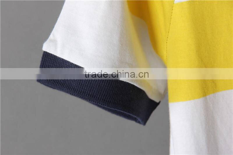 T Shirt Cotton Yarn Dyed Shirt , Polo Shirts Customized Logo ,Short Sleeve Yarn Dye Polo Shirt