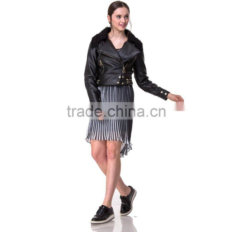 Guangzhou Domin Fashion factory directly wholesale 2017 ladies winter jacket