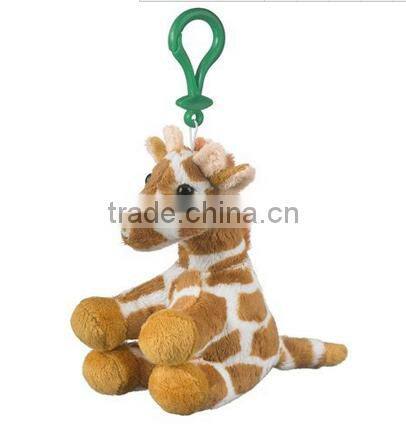 Cute fox plush custom stuffed baby animal keychain toys fox toy