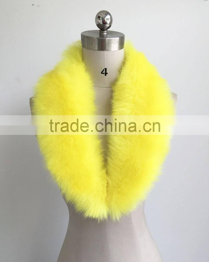 2016 new product Europe style multicolor faux fur scarf woman collar
