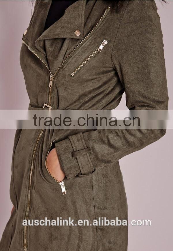 best selling girls faux suede biker jacket low price