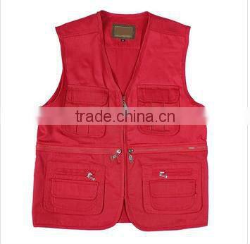 cotton TC CVC men vest waistcoad