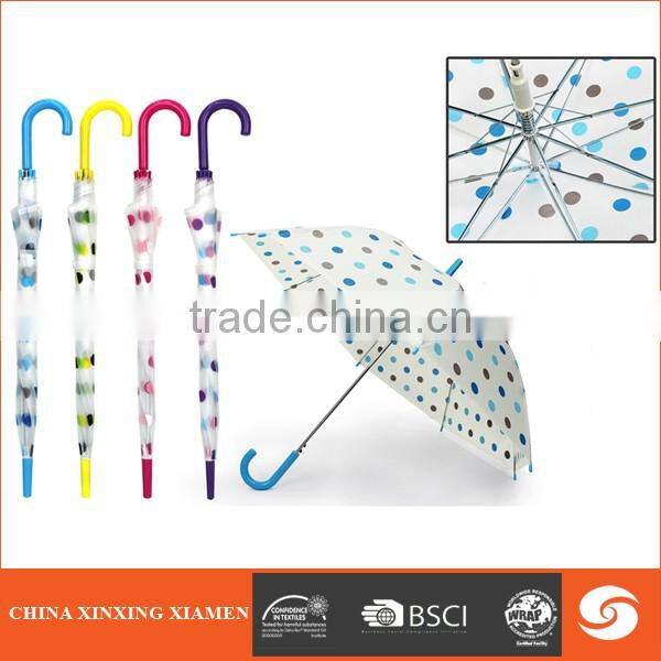 2017 new style hot sale outdoor Transparent Umbrella for Rain