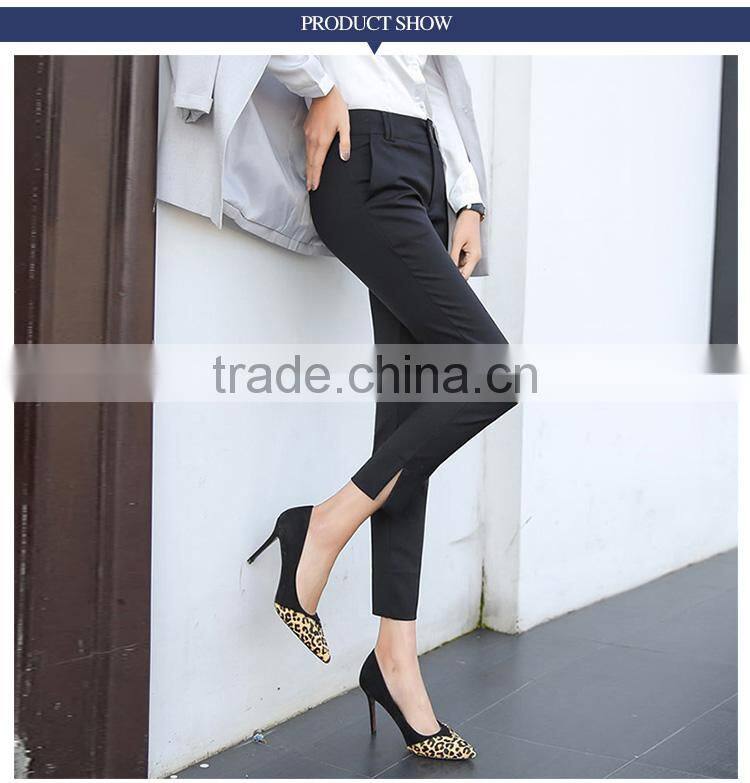 Dress pants summer black occupation work pants thin female trousers custom made