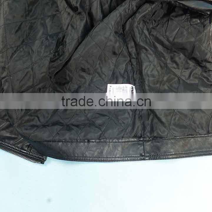 Wholesale Mens PU Jacket leather coat outlet, 130906g