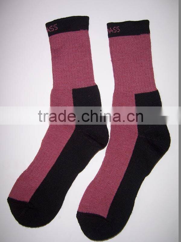 Men high professional combed cotton custom socks