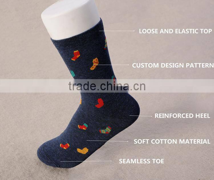 Custom jacquard cartoon happy socks