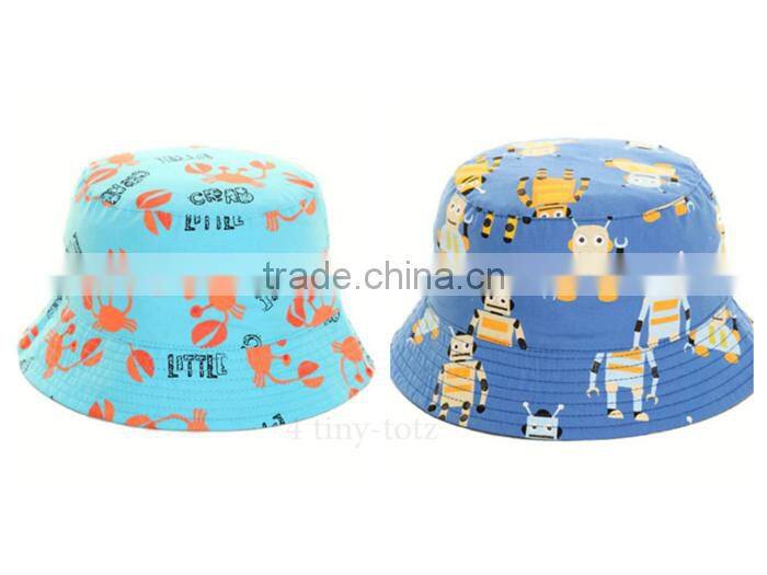 Factory price Classic custom cotton baby bucket hats