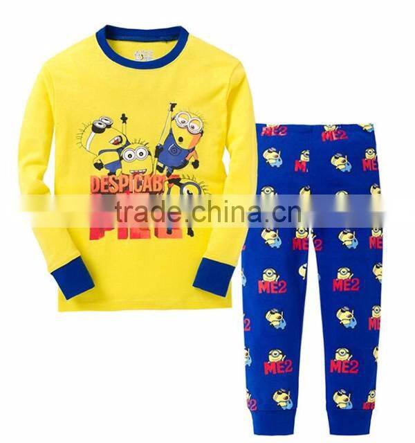 Wholesale 2016 Fashion Autumn Winter Sleepwear Cotton Boys Pajamas
